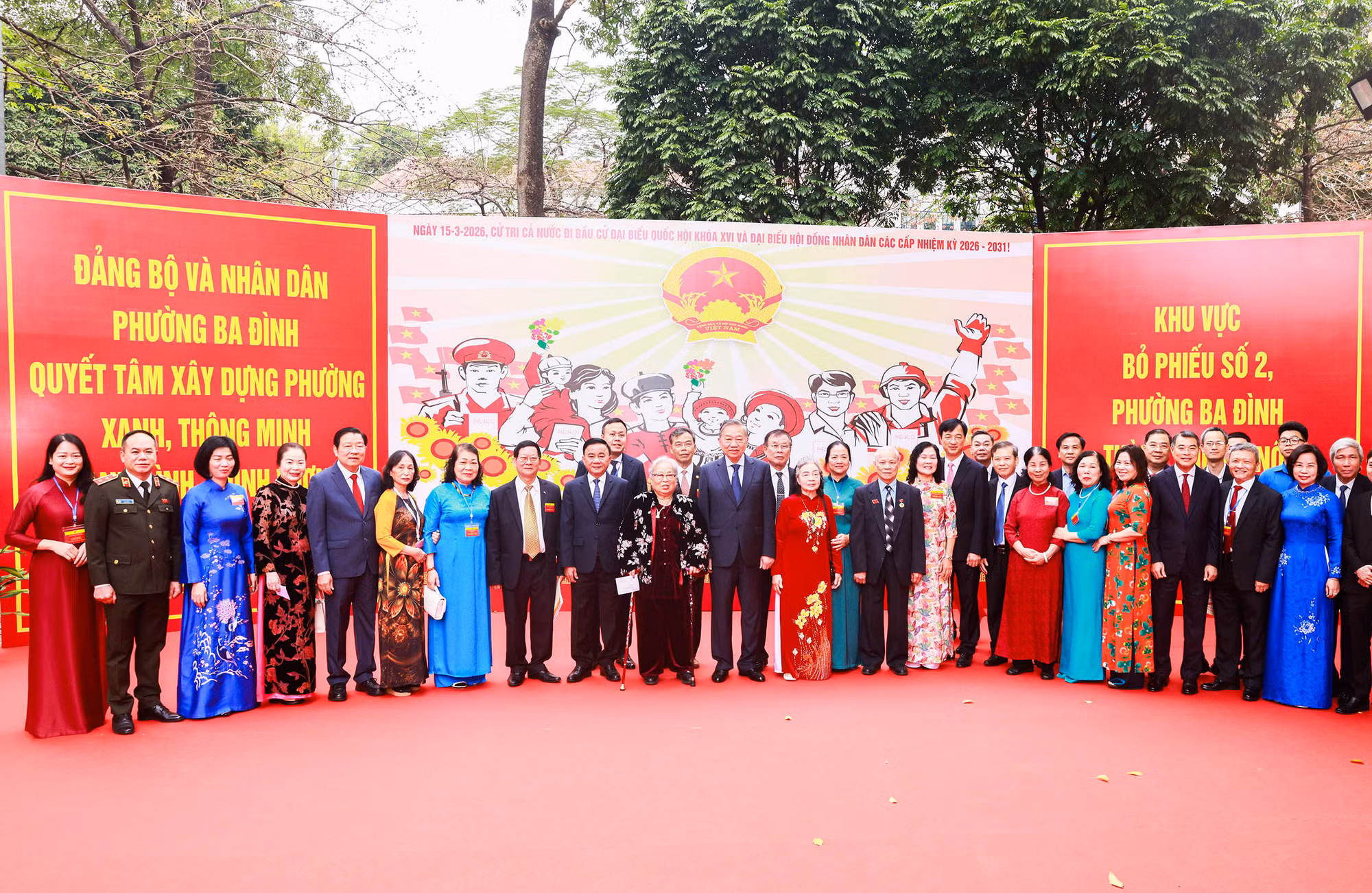 Tổng Bí thư Tô Lâm thực hiện quyền bầu cử, góp phần lan tỏa tinh thần Ngày hội toàn dân -0