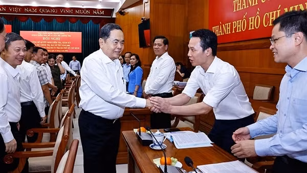 Chủ tịch Quốc hội dự công bố quyết định kiểm tra, giám sát đối với Ban Thường vụ Thành ủy TP Hồ Chí Minh