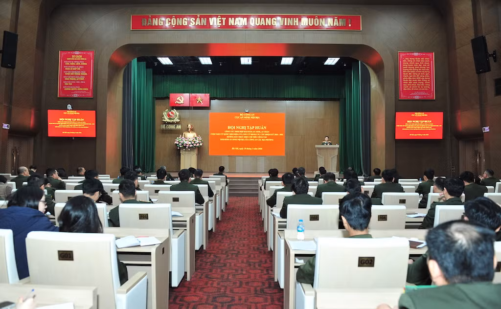 Cục An ninh nội địa triển khai các Tổ công tác đảm bảo an ninh, an toàn trước, trong và sau Cuộc bầu cử -0