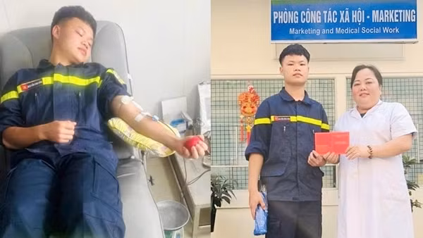 Chiến sĩ Công an hiến máu cứu thai phụ vượt qua cơn nguy kịch