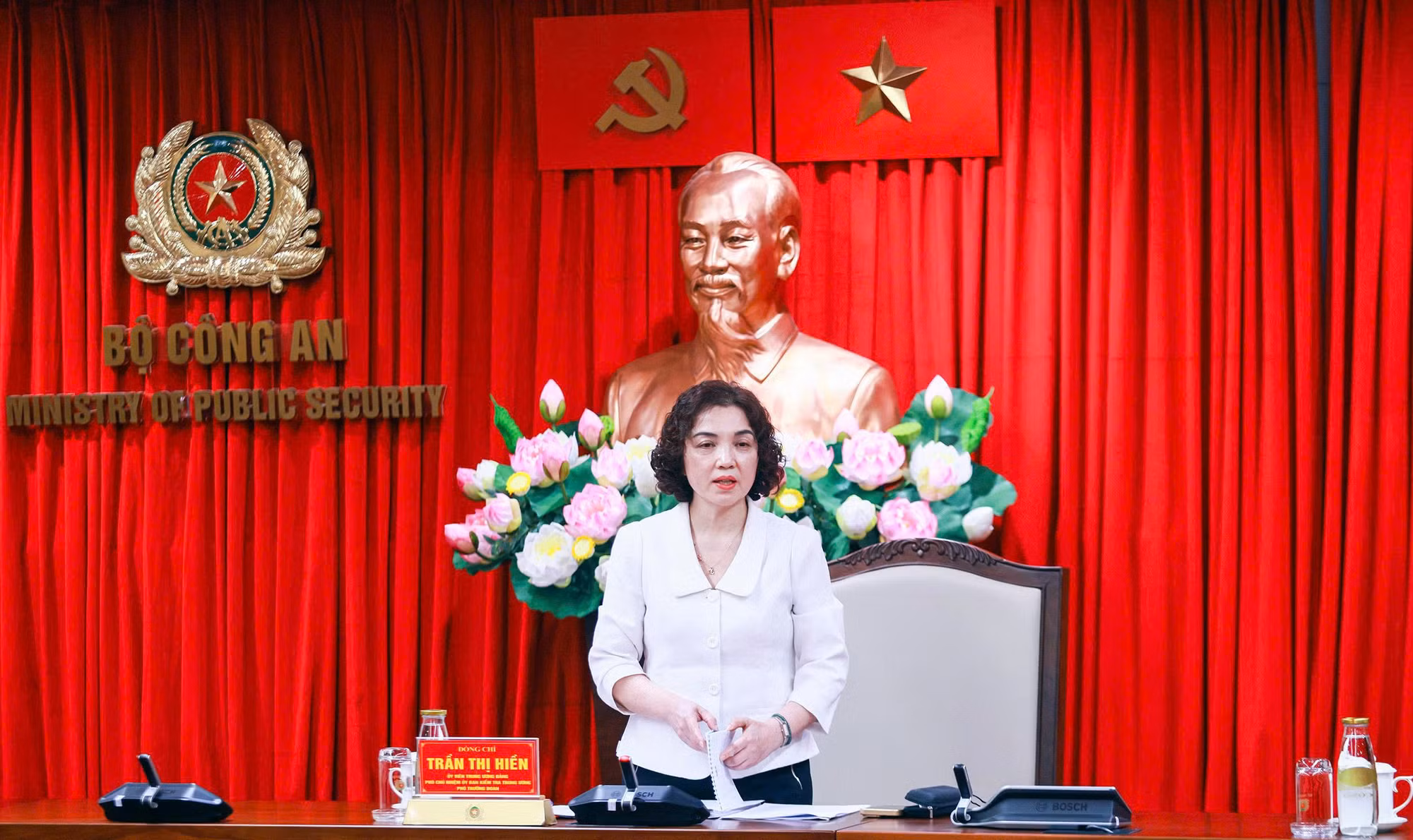 Đoàn kiểm tra, giám sát số 04 của Bộ Chính trị làm việc với Đảng bộ Công an Trung ương -0