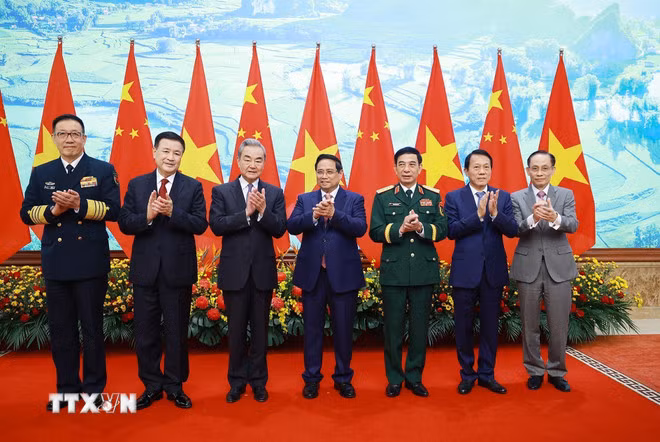 Thủ tướng tiếp các Bộ trưởng Trung Quốc nhân dịp Đối thoại chiến lược 3+3 -0