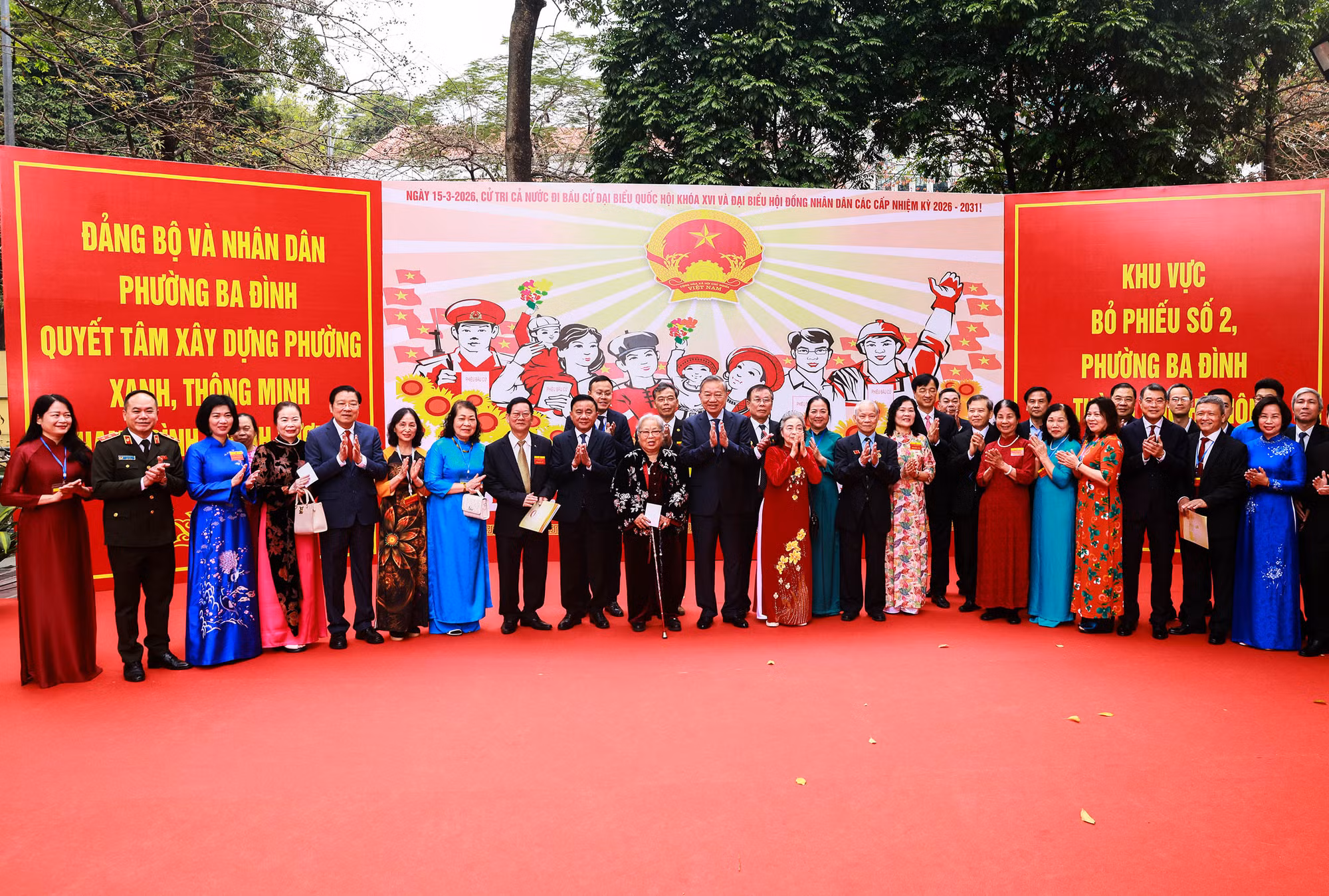 Tổng Bí thư Tô Lâm thực hiện quyền bầu cử, góp phần lan tỏa tinh thần Ngày hội toàn dân -1