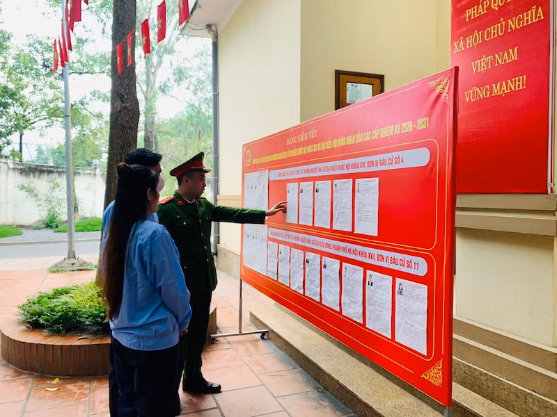 Trại tạm giam số 1, Công an TP Hà Nội đảm bảo quyền bầu cử của các cử tri 
