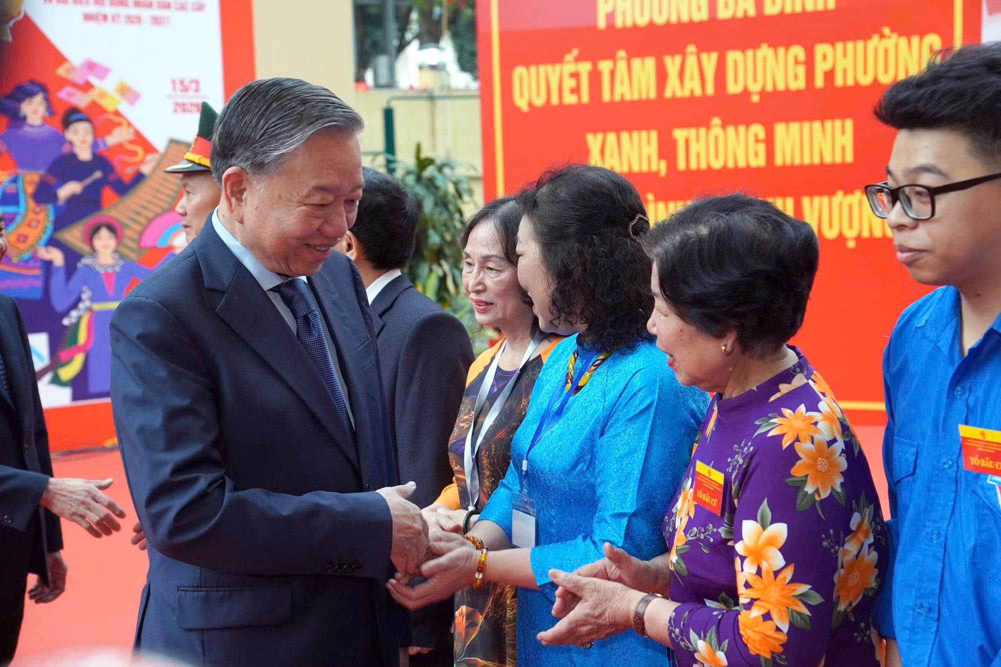 Tổng Bí thư Tô Lâm thực hiện quyền bầu cử, góp phần lan tỏa tinh thần Ngày hội toàn dân -3