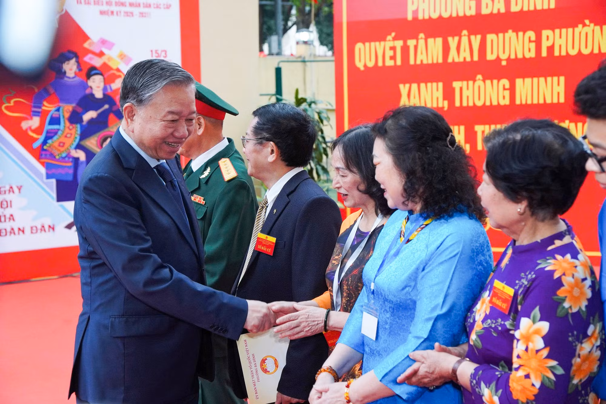Tổng Bí thư Tô Lâm thực hiện quyền bầu cử, góp phần lan tỏa tinh thần Ngày hội toàn dân -2