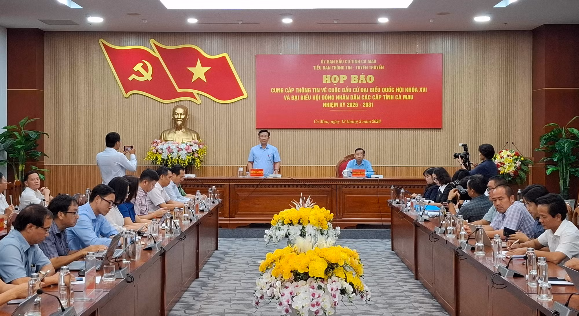 Cà Mau họp báo thông tin về công tác bầu cử -0