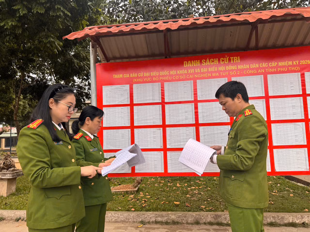Sẵn sàng cho cuộc bầu cử ở Cơ sở cai nghiện ma túy Phú Thọ -0