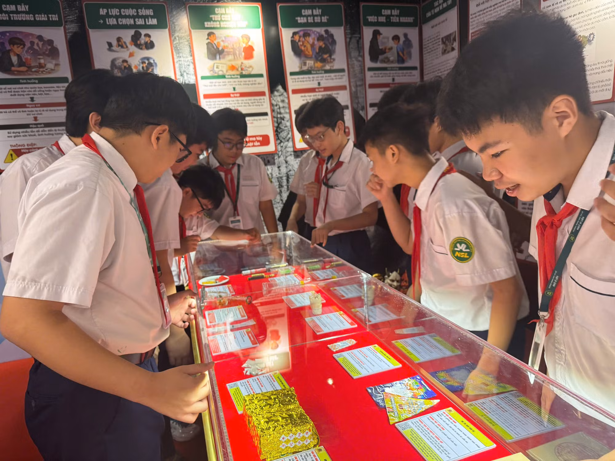 Mô hình “Điểm giáo dục phòng, chống ma túy” đầu tiên trong trường học tại TP Hồ Chí Minh -1