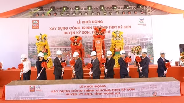 Xây dựng trường học ở huyện biên giới trị giá 110 tỷ đồng