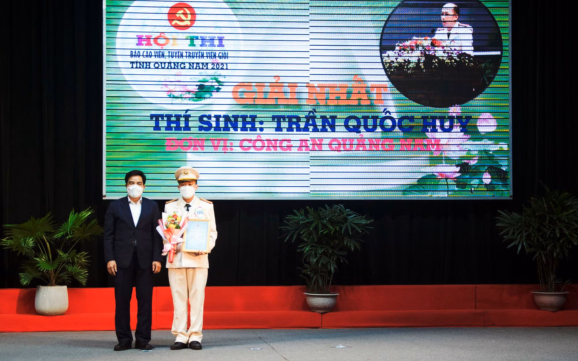 Thiếu tá Công an đoạt giải Nhất Hội thi Báo cáo viên, Tuyên truyền viên giỏi -0