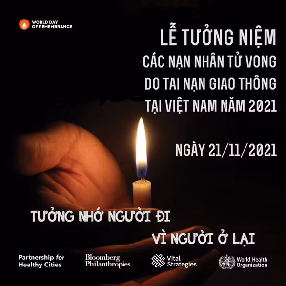 Lễ tưởng niệm các nạn nhân tử vong do tai nạn giao thông và thông điệp 'vì người ở lại' -0