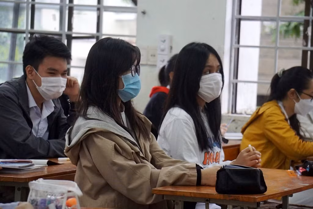 Học sinh tại Đà Nẵng thực hiện 5K trong ngày đầu trở lại trường học -2