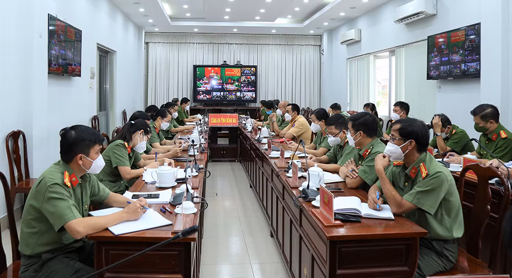 Cụm thi đua số 8 tổ chức tổng kết phong trào thi đua “Vì an ninh Tổ quốc” năm 2021 -0