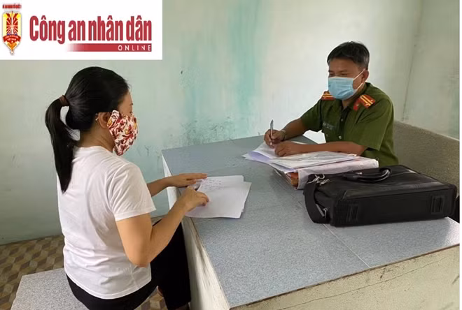Cơ quan Công an lấy lời khai của Đào Thị Như Lệ Cơ quan Công an lấy lời khai của Đào Thị Như Lệ