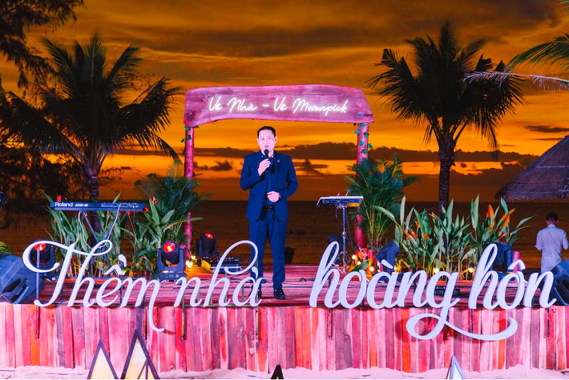 Chủ nhân biệt thự&nbsp;&nbsp;Mövenpick Villas & Residences Phú Quốc “mãn nhãn” với tiệc hoàng hôn -0