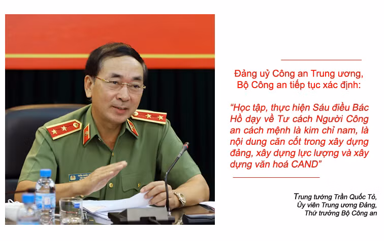 Xây dựng văn hóa Công an nhân dân theo Sáu điều Bác Hồ dạy về Tư cách người Công an cách mệnh -0