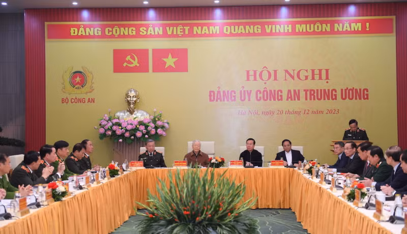 Bài phát biểu của Tổng bí thư Nguyễn Phú Trọng&nbsp;tại Hội nghị Đảng uỷ Công an Trung ương năm 2023 -0