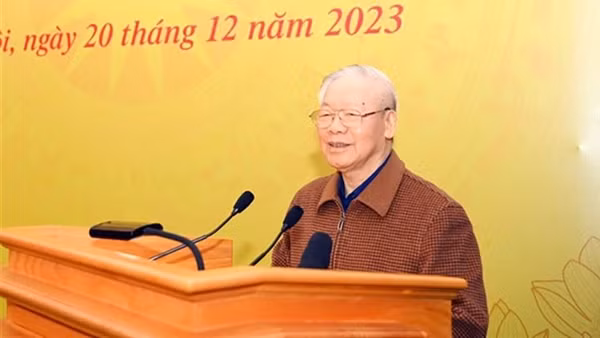 Bài phát biểu của Tổng bí thư Nguyễn Phú Trọng&nbsp;tại Hội nghị Đảng uỷ Công an Trung ương năm 2023