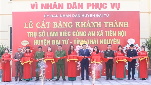 Thái Nguyên khánh thành trụ sở Công an xã Tiên Hội