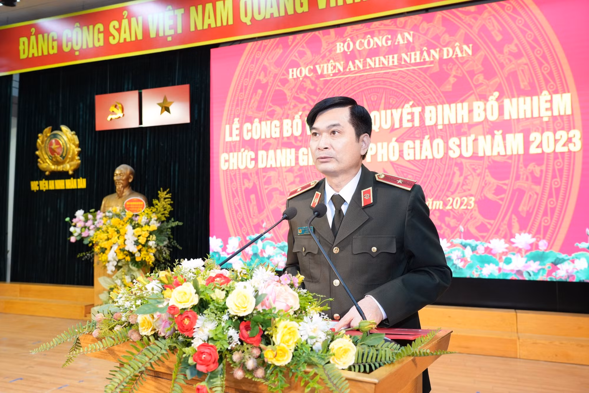 Học viện ANND trao quyết định bổ nhiệm chức danh giáo sư, phó giáo sư năm 2023 -0