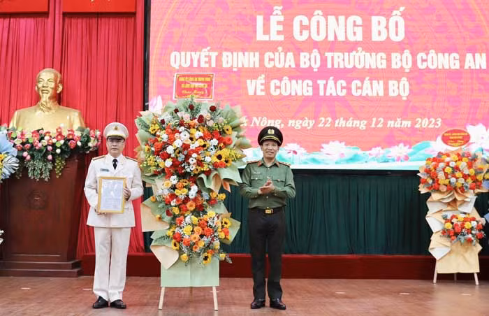 Điều động và bổ nhiệm phó Giám đốc Công an tỉnh Hà Tĩnh làm Giám đốc Công an tỉnh Đắk Nông -0