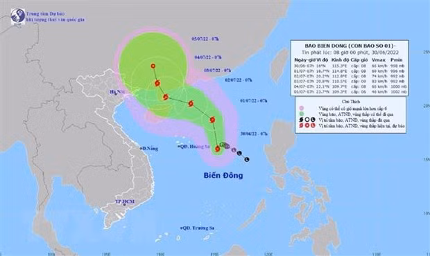 Chủ động ứng phó với cơn bão số 1 -0