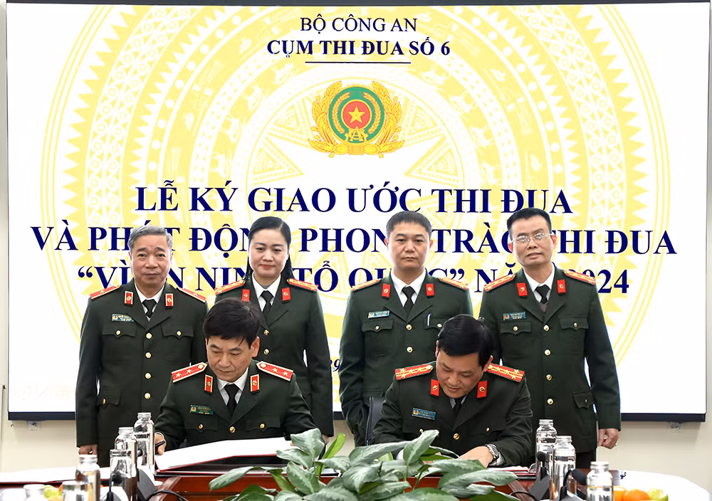 Cụm thi đua số 6, Bộ Công an hưởng ứng phong trào thi đua 