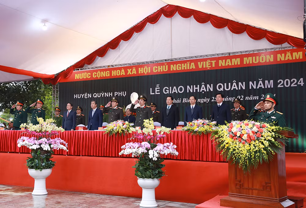 Nô nức khí thế ngày giao, nhận quân tại Thái Bình -0
