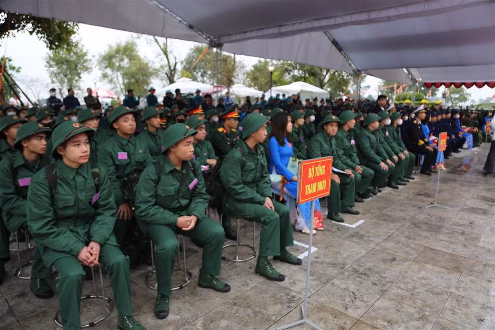 Nô nức khí thế ngày giao, nhận quân tại Thái Bình -0