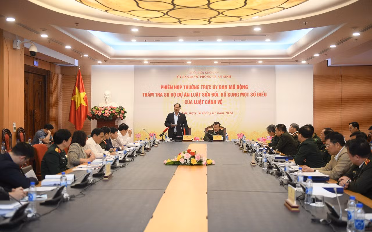 Đề nghị sửa đổi Luật Cảnh vệ, bổ sung 3 đối tượng cảnh vệ -0