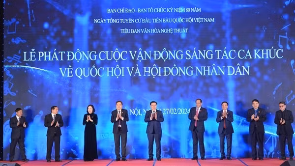 Phát động sáng tác ca khúc về Quốc hội và HĐND, giải Đặc biệt 500 triệu đồng