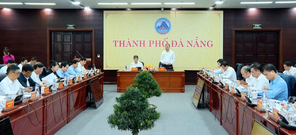 Đại tướng Tô Lâm, Bộ trưởng Bộ Công an, Trưởng đoàn công tác Chính phủ làm việc với TP Đà Nẵng -0