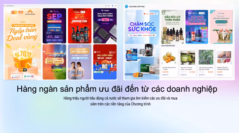 Hàng ngàn sản phẩm ưu đãi trên các nền tảng của Chương trình Online Friday 2023 -0