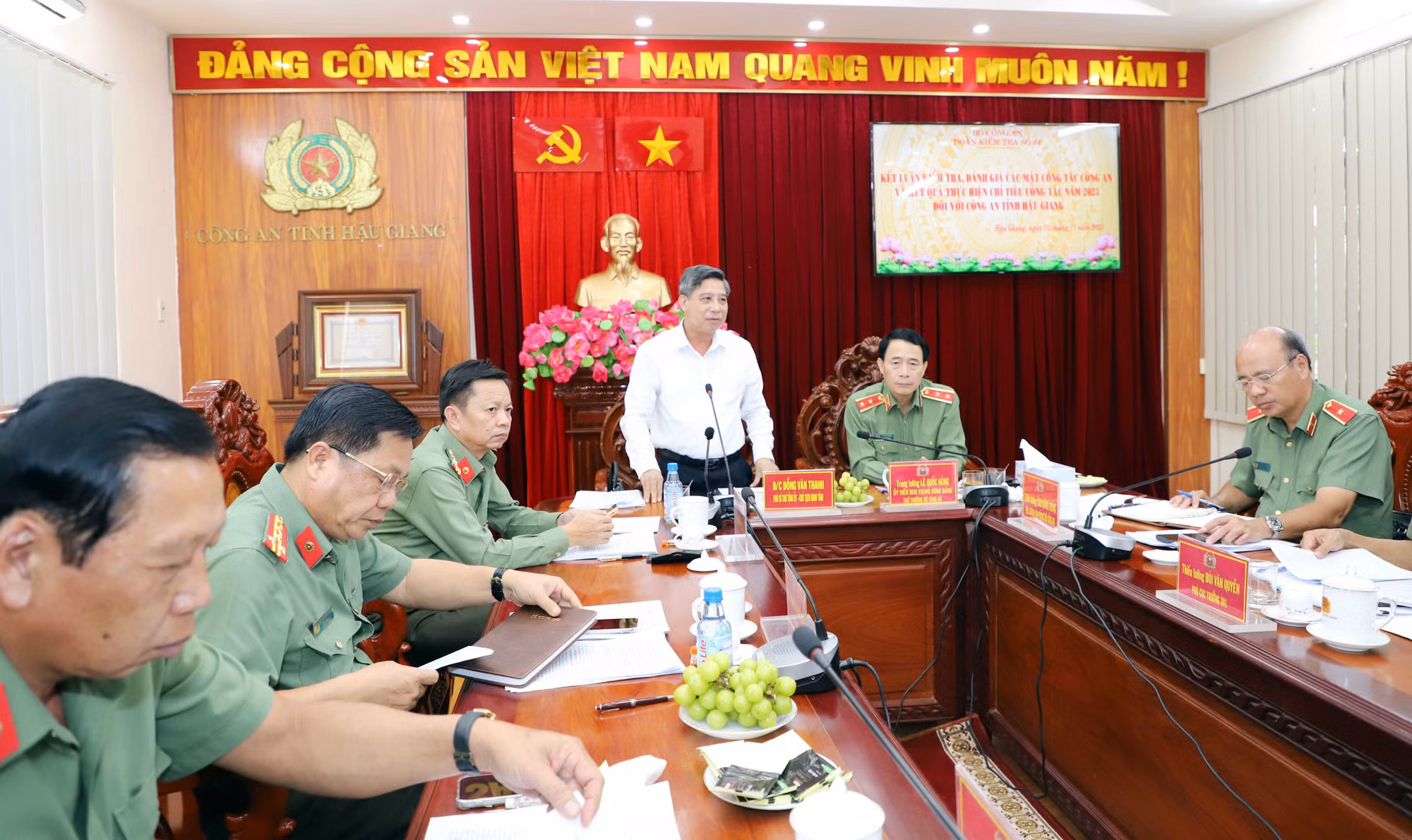 Công an tỉnh Hậu Giang đi đầu trong xây dựng Công an xã đáp ứng yêu cầu nhiệm vụ trong tình hình mới -0