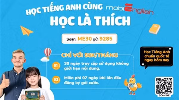 Học trực tuyến không giới hạn với bộ ba gói cước của mobiEdu