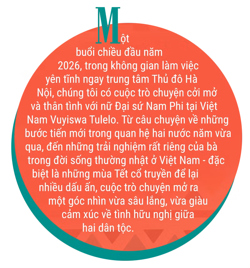 Đại sứ Nam Phi Vuyiswa Tulelo: Việt Nam trong tôi là tình hữu nghị và sự sẻ chia -0