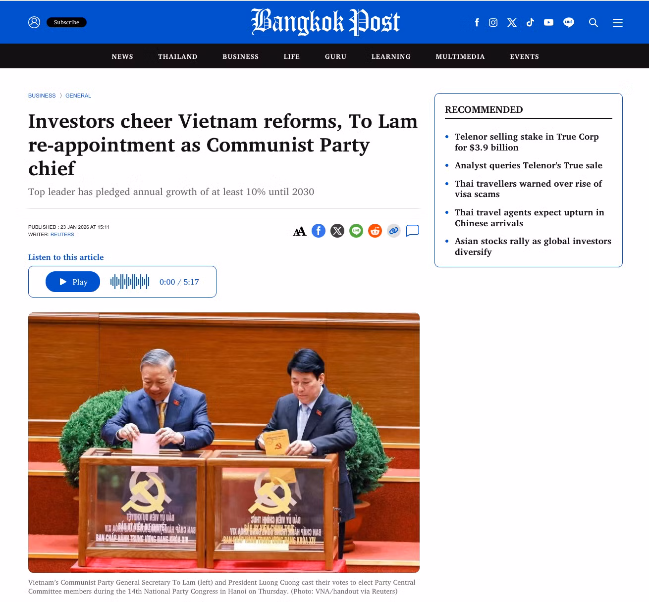 Đại hội XIV của Đảng phản ánh tầm nhìn chiến lược và động lực cho giai đoạn phát triển mới -0