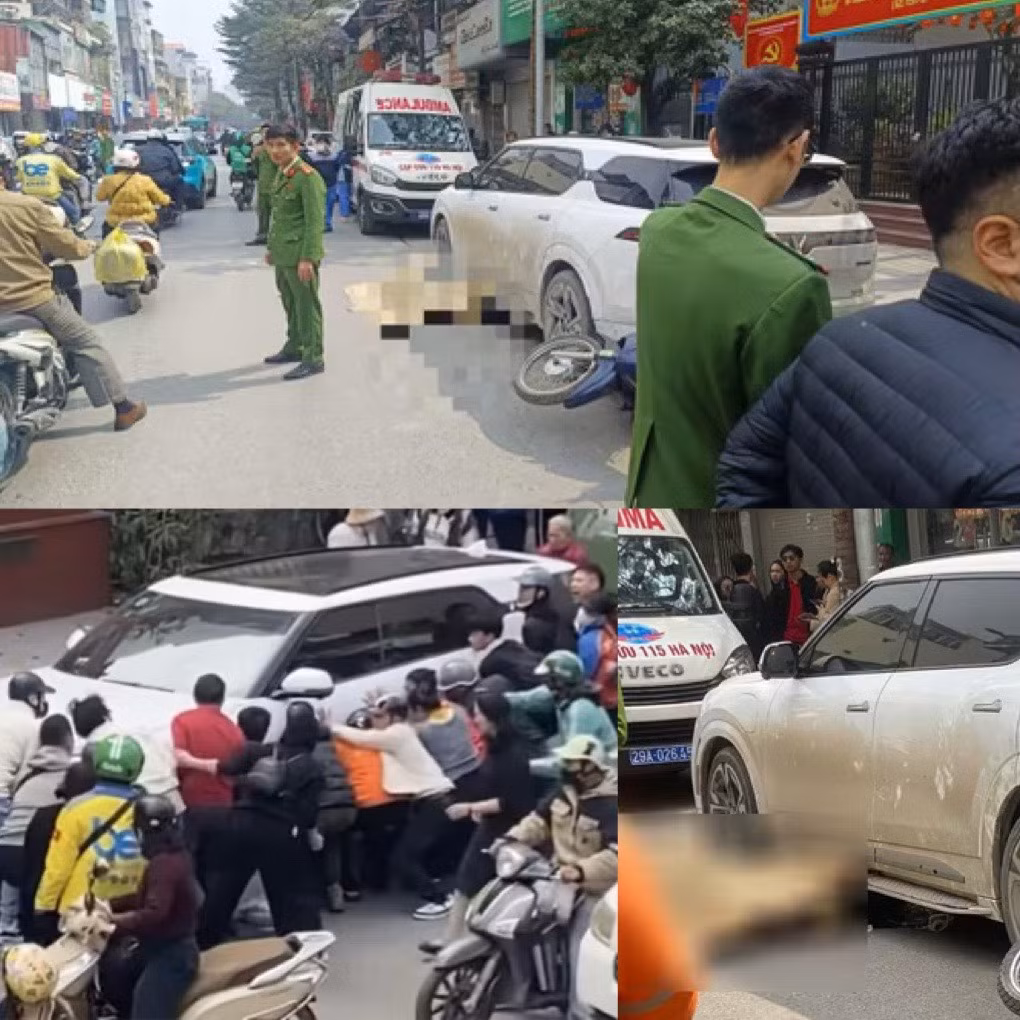 Điều tra vụ lùi xe gây tai nạn làm 2 người thương vong ở phố Khâm Thiên -0