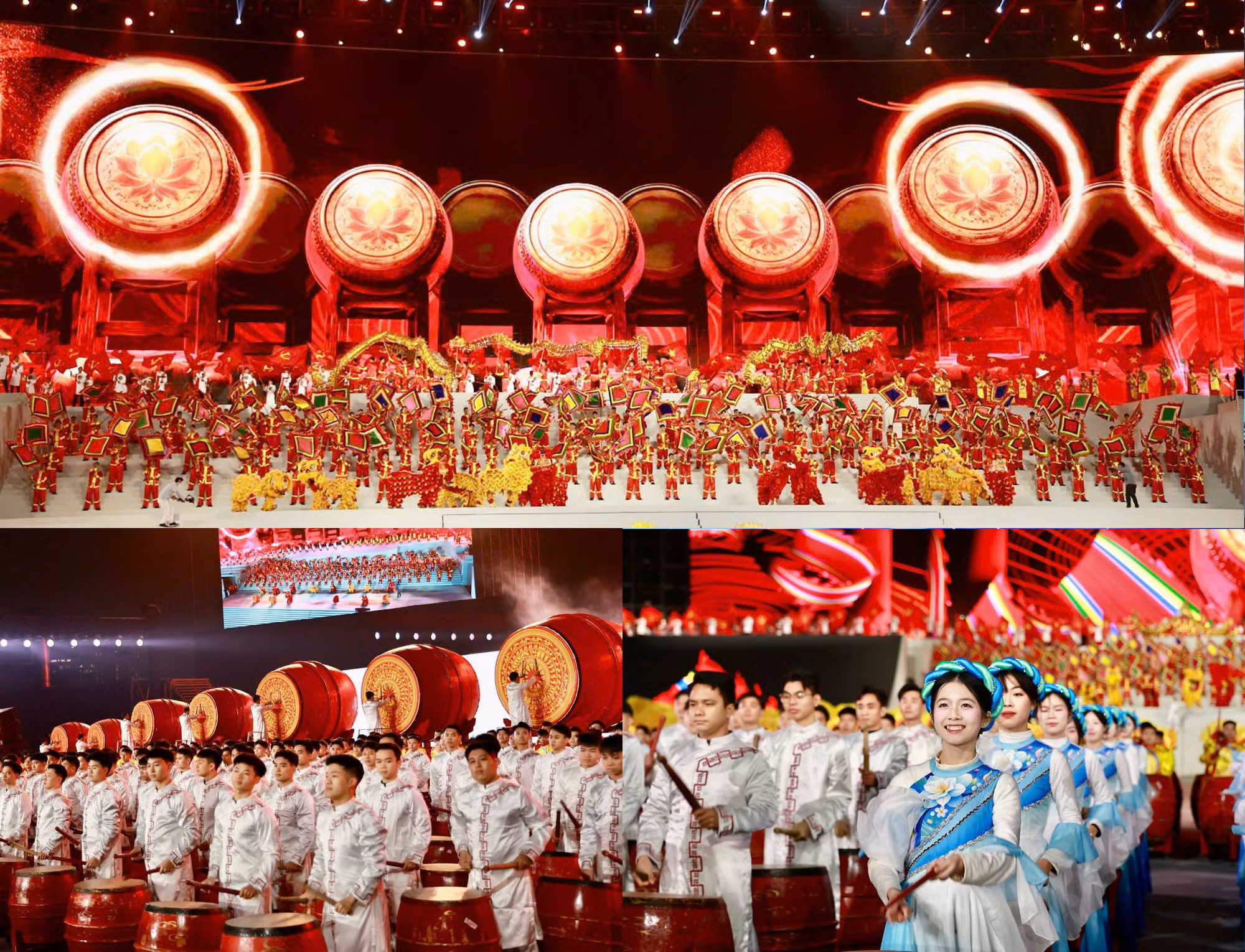 Những hình ảnh ấn tượng của CAND trong chương trình nghệ thuật chào mừng thành công Đại hội Đảng -0