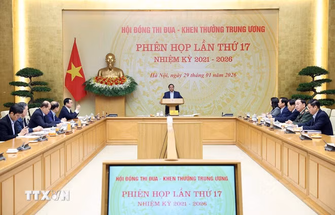 Thủ tướng: Các phong trào thi đua phải được toàn dân tham gia, toàn dân thụ hưởng thành quả -1