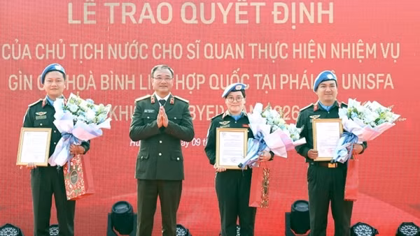 Trước giờ chiến sĩ mũ nồi xanh lên đường viết tiếp câu chuyện gìn giữ hòa bình Liên Hợp Quốc