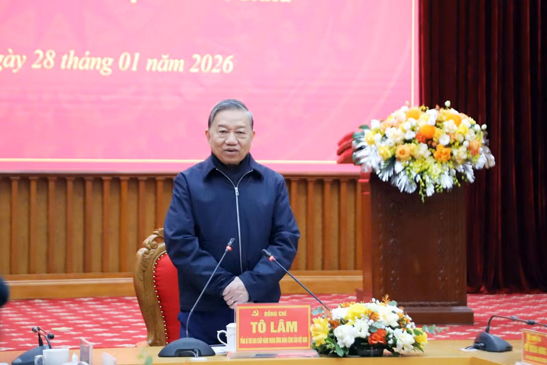 Tổng Bí thư Tô Lâm làm việc với Ban Chấp hành Đảng bộ tỉnh Cao Bằng -0
