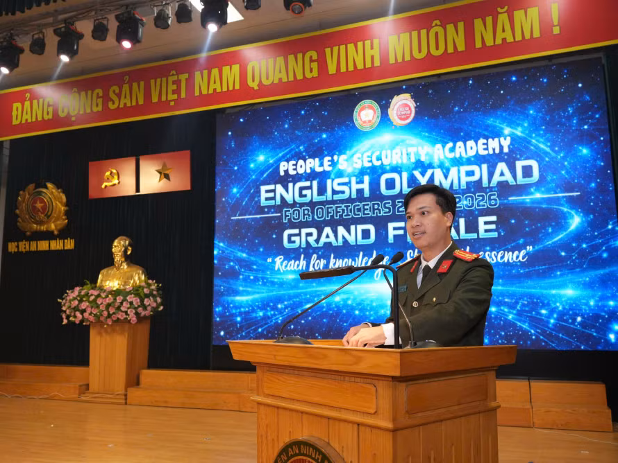 Học viện ANND lần đầu tiên tổ chức cuộc thi Olympic tiếng Anh dành cho cán bộ, giảng viên -0