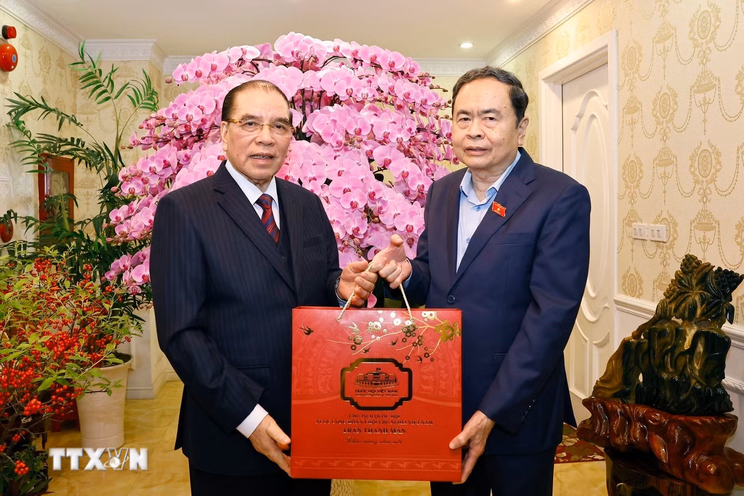 Chủ tịch Quốc hội Trần Thanh Mẫn thăm, tri ân nguyên lãnh đạo Đảng, Nhà nước -0