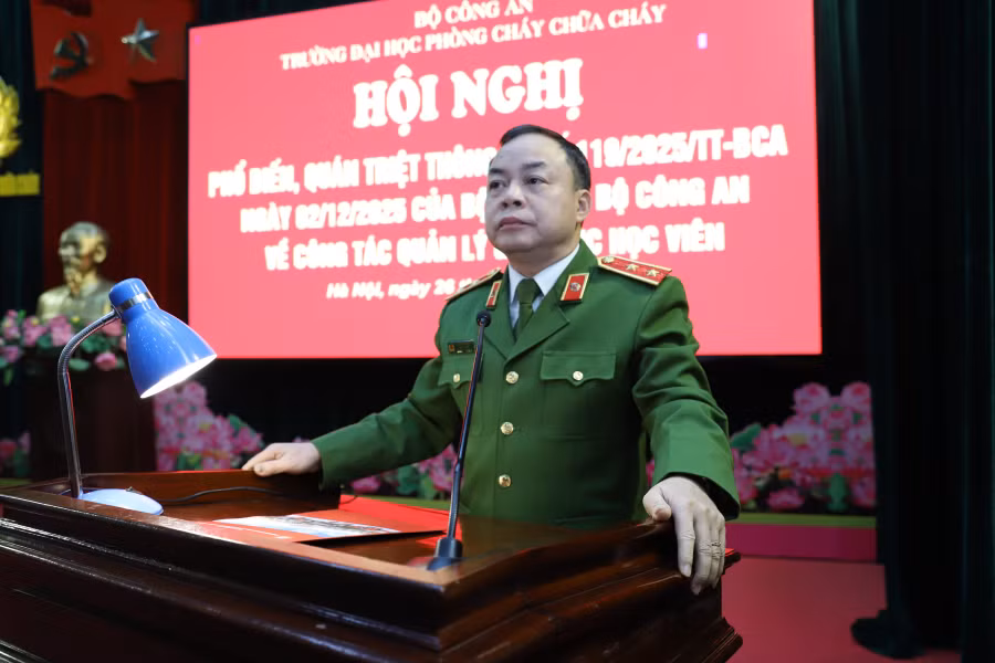 Phố biến nhiều quy định mới về công tác quản lý giáo dục học viên trong các học viện, trường CAND -0