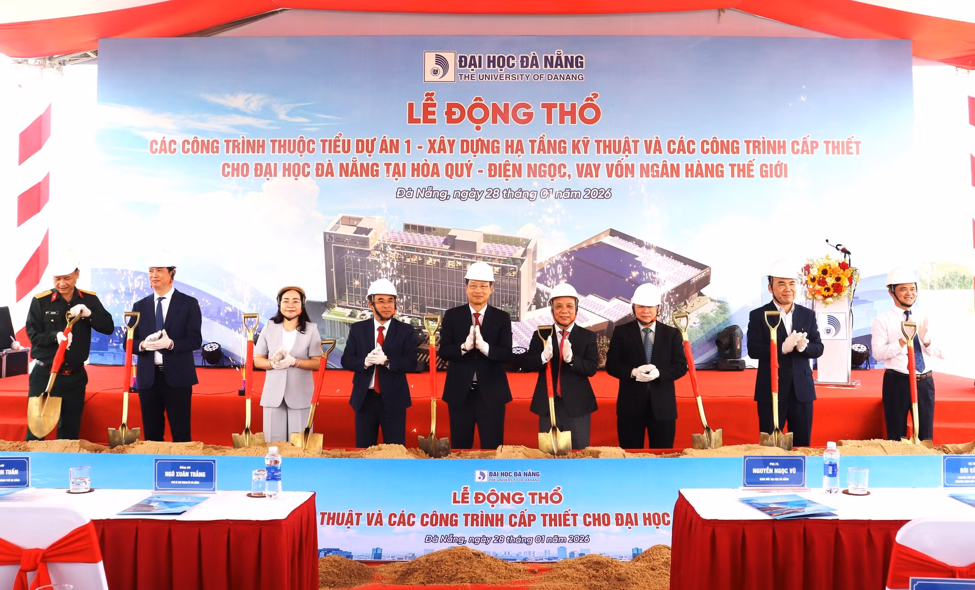 Khởi công 5 hạng mục hạ tầng trị giá gần 1.080 tỷ đồng tại dự án Đại học Đà Nẵng -0