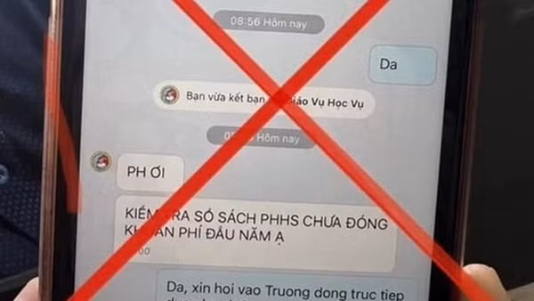 Giả nhân viên tài vụ nhà trường lừa phụ huynh đóng học phí