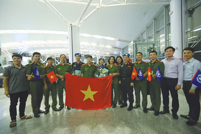 Nữ chiến sĩ công an đầu tiên tham gia lực lượng gìn giữ hòa bình -0