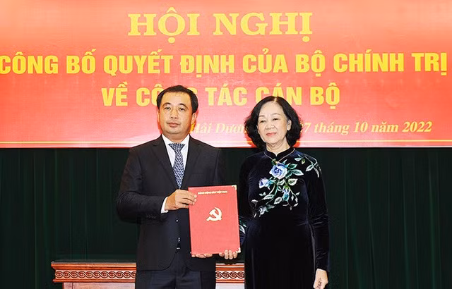 Phó Chủ nhiệm Ủy ban Kiểm tra Trung ương Trần Đức Thắng giữ chức Bí thư Tỉnh uỷ Hải Dương -0